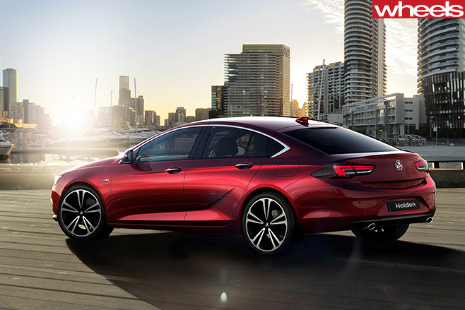 2017-Holden -Commodore -rear