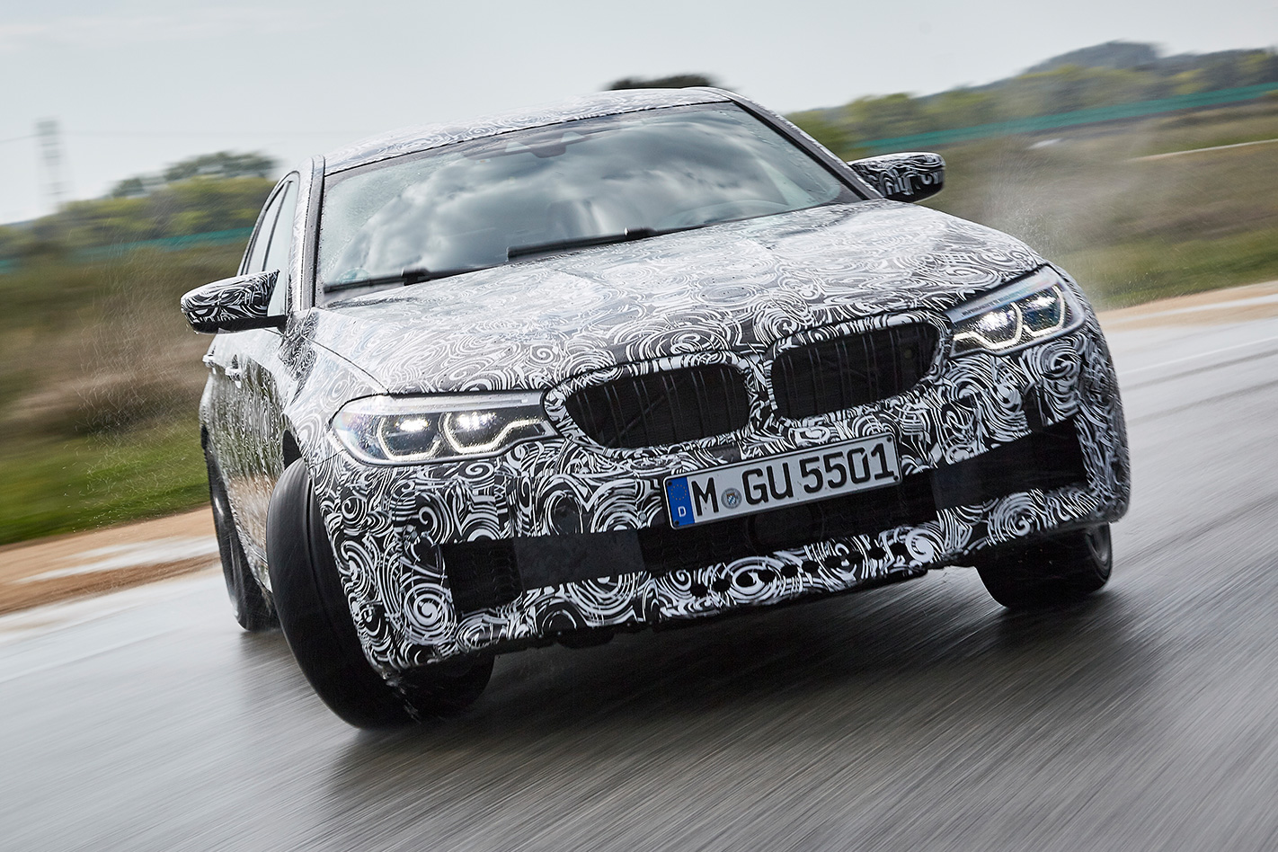 BMW F90 M5 prototype corner