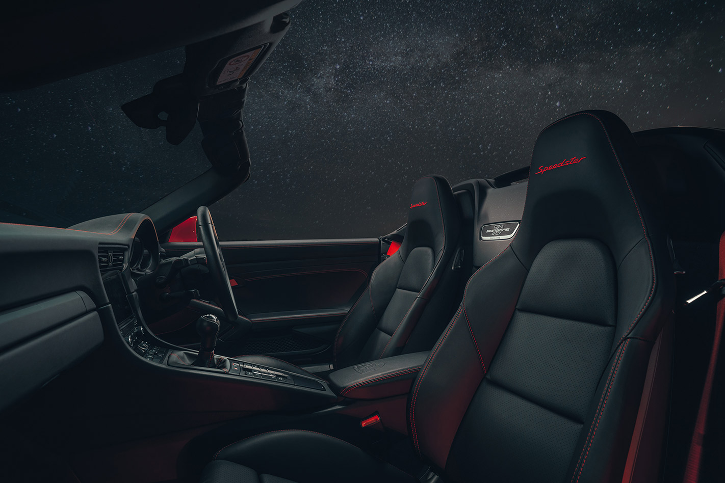 2020 Porsche 911 Speedster interior