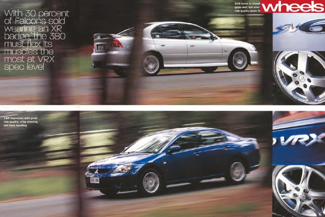 Holden -VZ-Commodore -vs -Mitsubishi -380-VXR