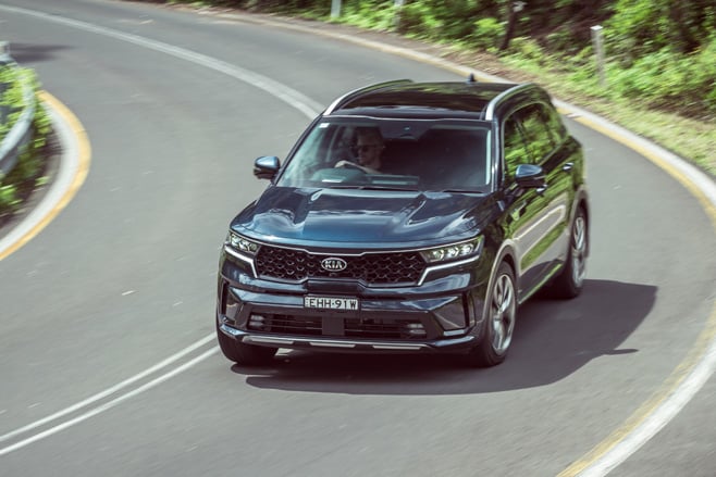 Kia Sorento GT-Line driving