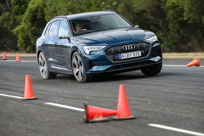 Audi e-tron at Car of the Year 2021