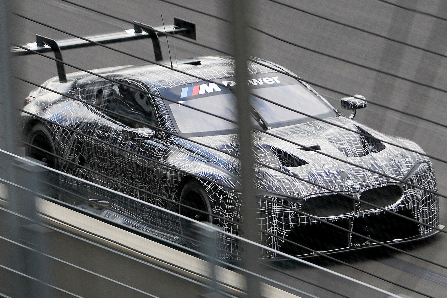 BMW M8 GTE testing