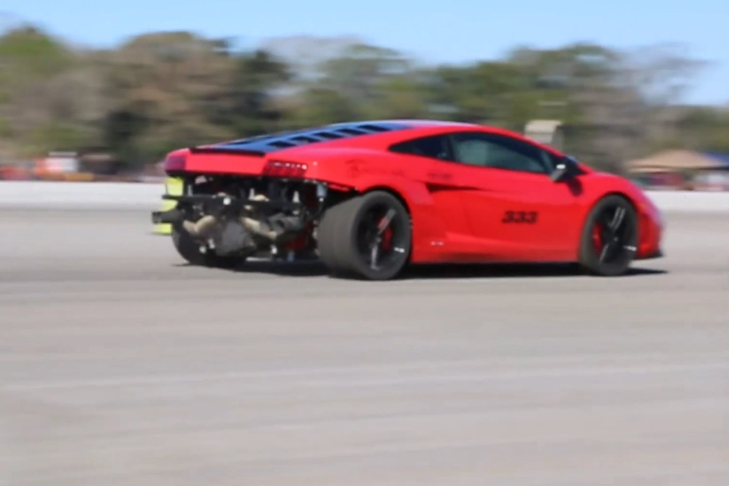 2000hp Lambo crash
