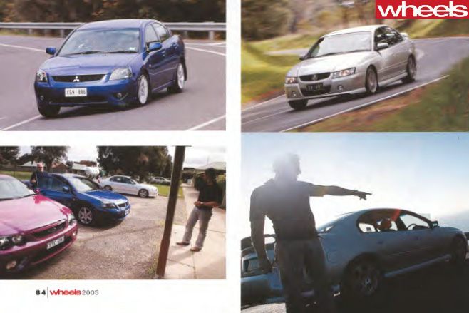 2005-Ford -BF-Falcon -vs -competitors -driving