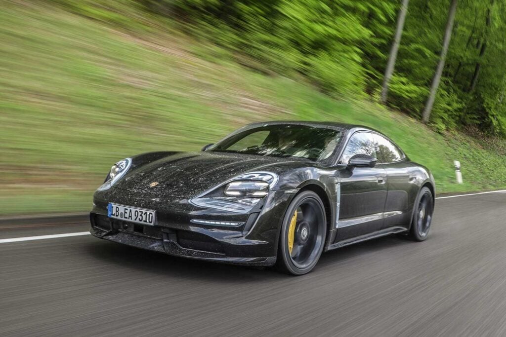 2020 Porsche Taycan Turbo prototype performance review
