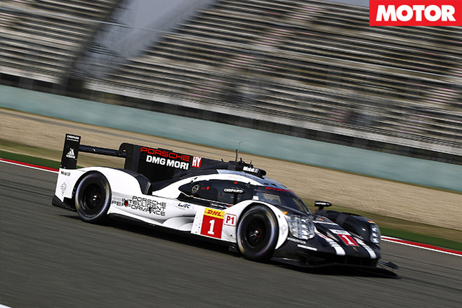 Racing Porsche endurance racer