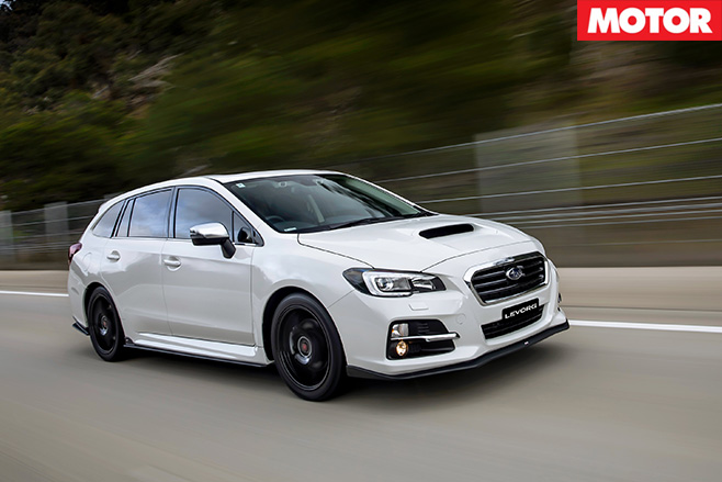 Subaru levorg driving front