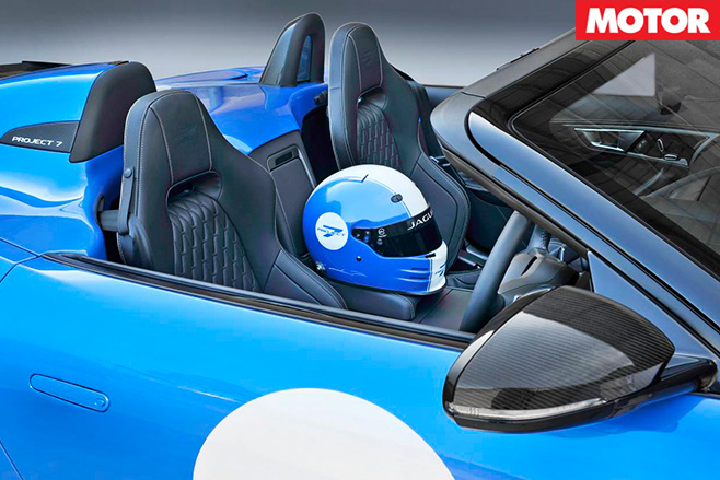 Jaguar F-Type Project 7 interior