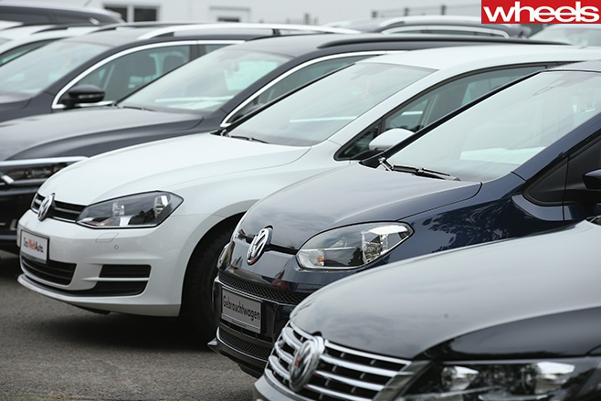 Vw -cars -parked