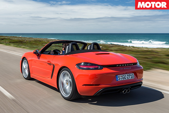 Porsche 718 Boxster S rear