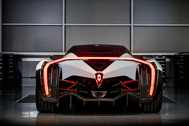 Vanda Dendrobium hypercar rear