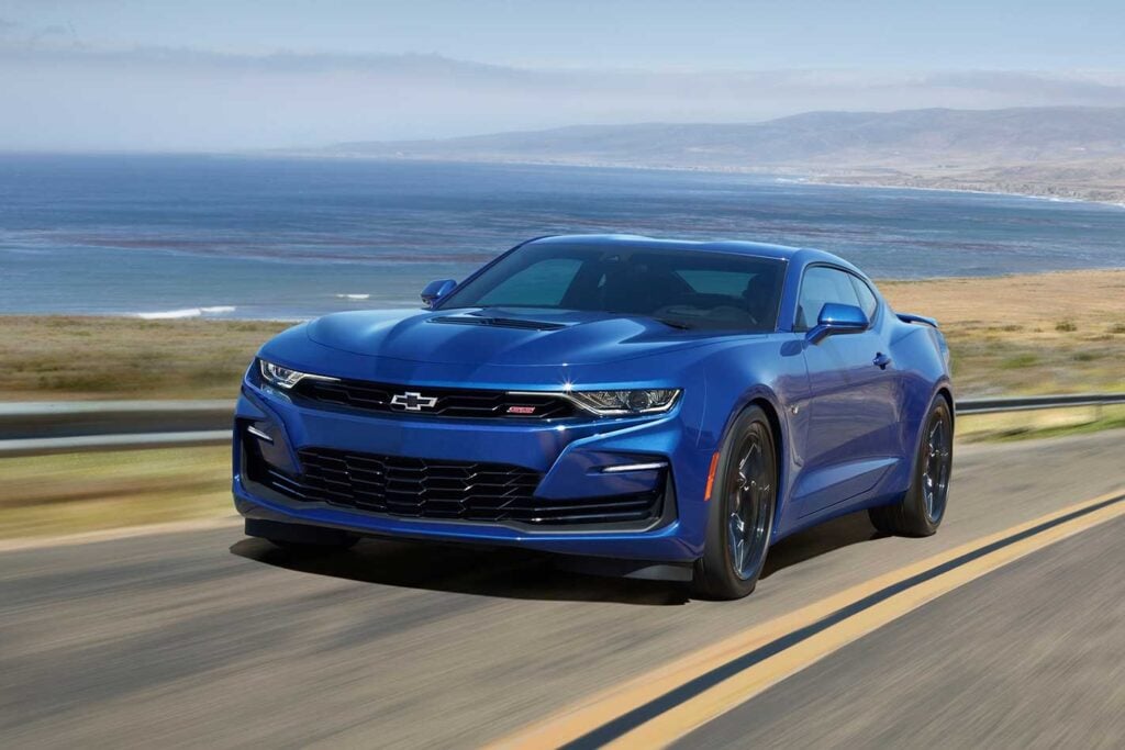 2020 Chevrolet Camaro SS facelift badge grille