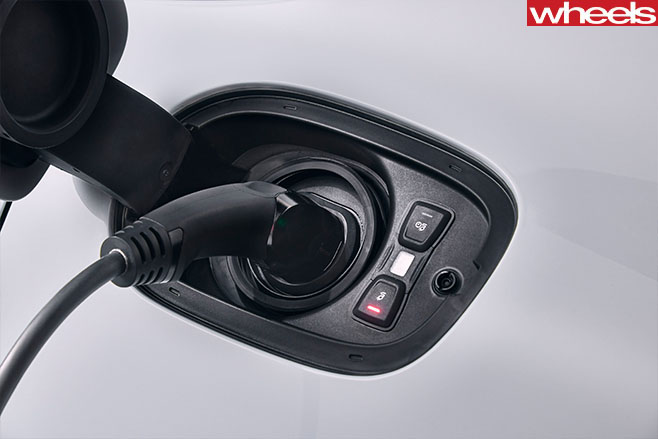Porsche Panamera E-Hybrid Charging Port