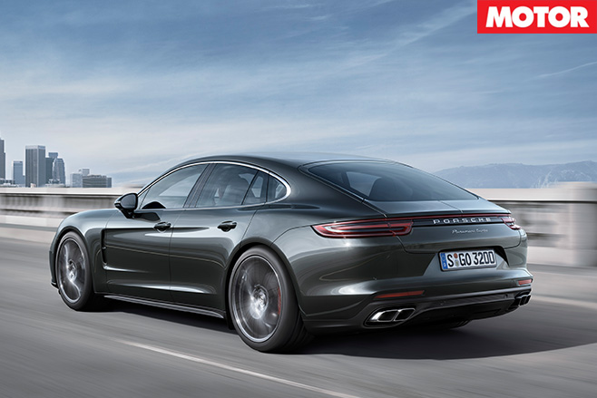 2017 Porsche Panamera rear