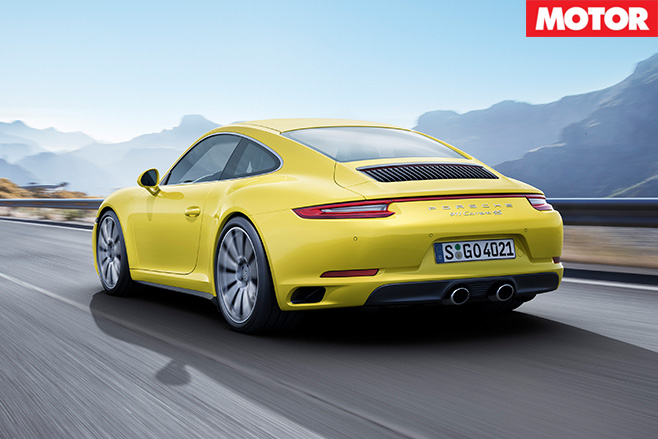 Porsche 911 Carrera 4 rear