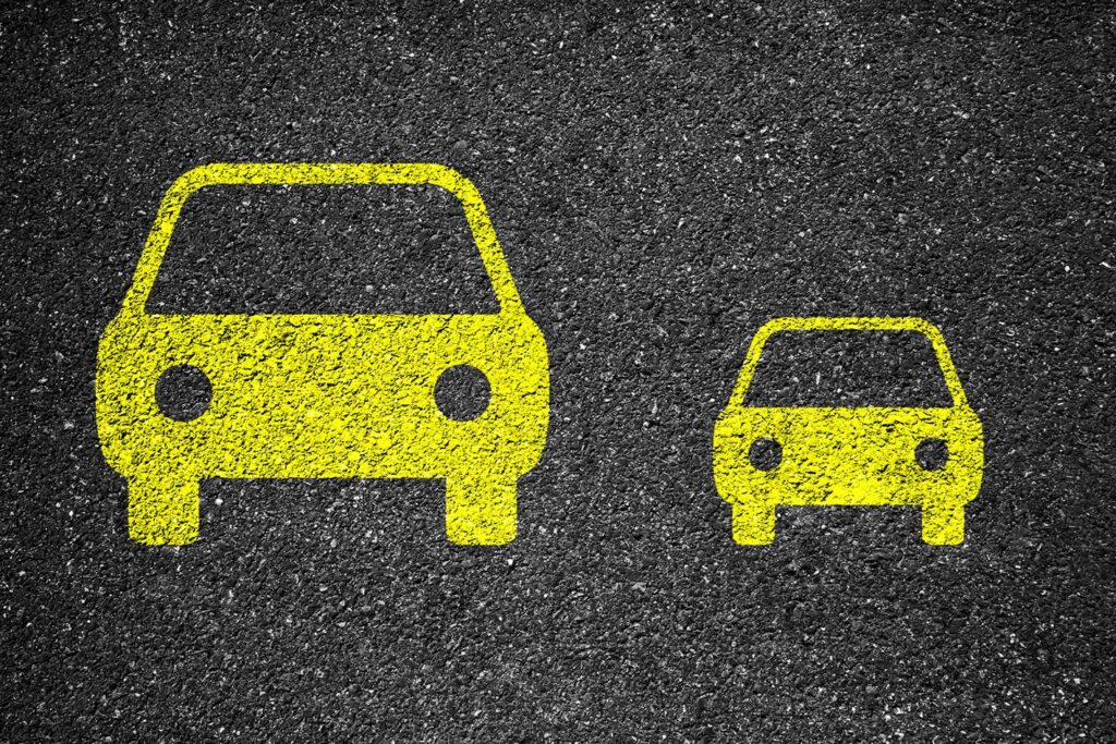 Small vs large car advice