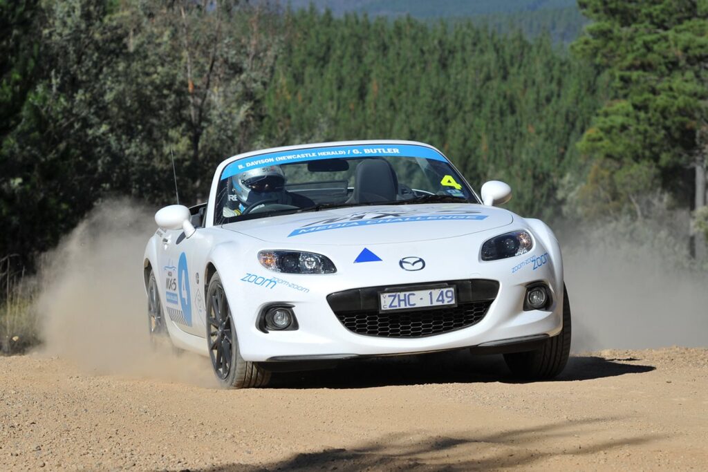 Mazda MX-5 rally drive