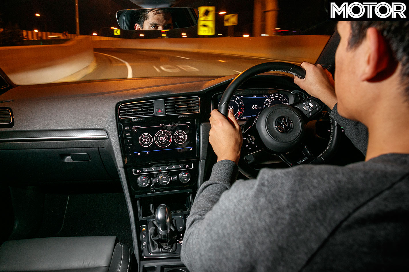 Volkswagen Golf R driving