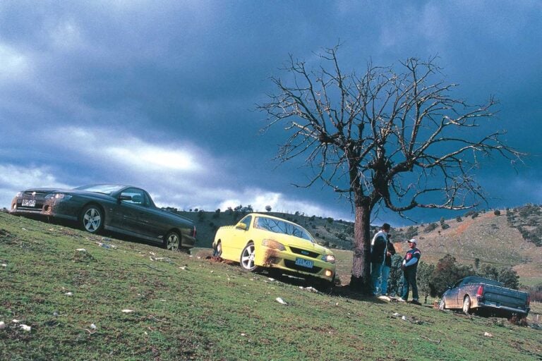 2004 Holden SS ute Ford Falcon XR6 XR8 ute comparison review