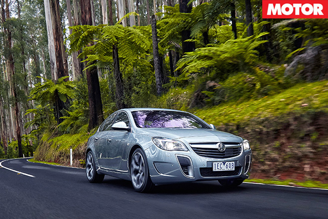 Holden Insignia VXR driving