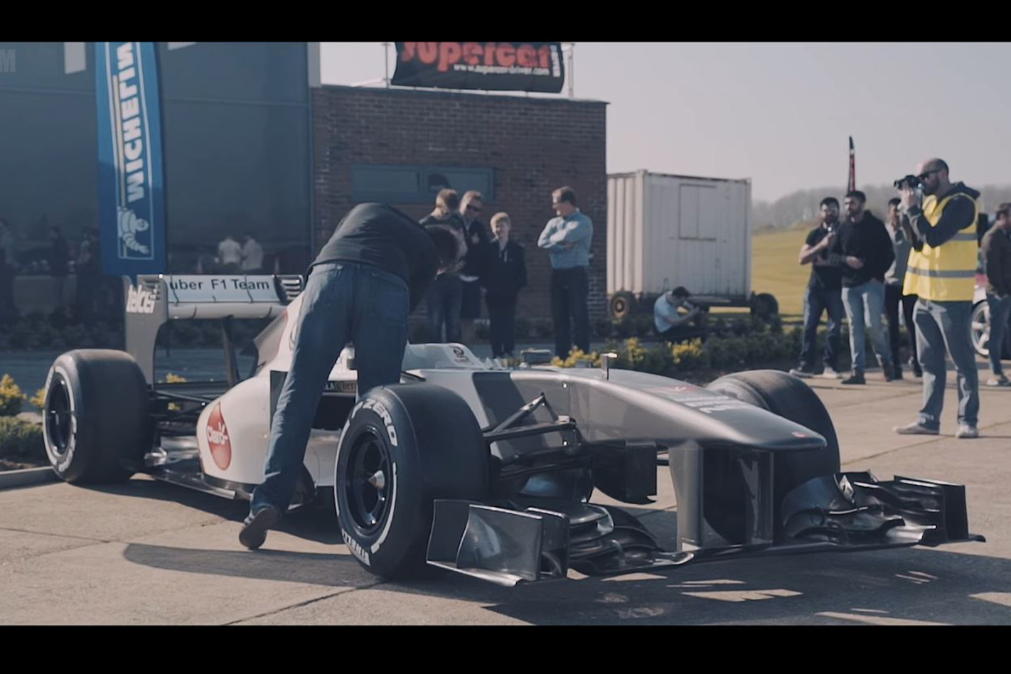 Supercar Driver Secret Supercar Meet Sauber F1