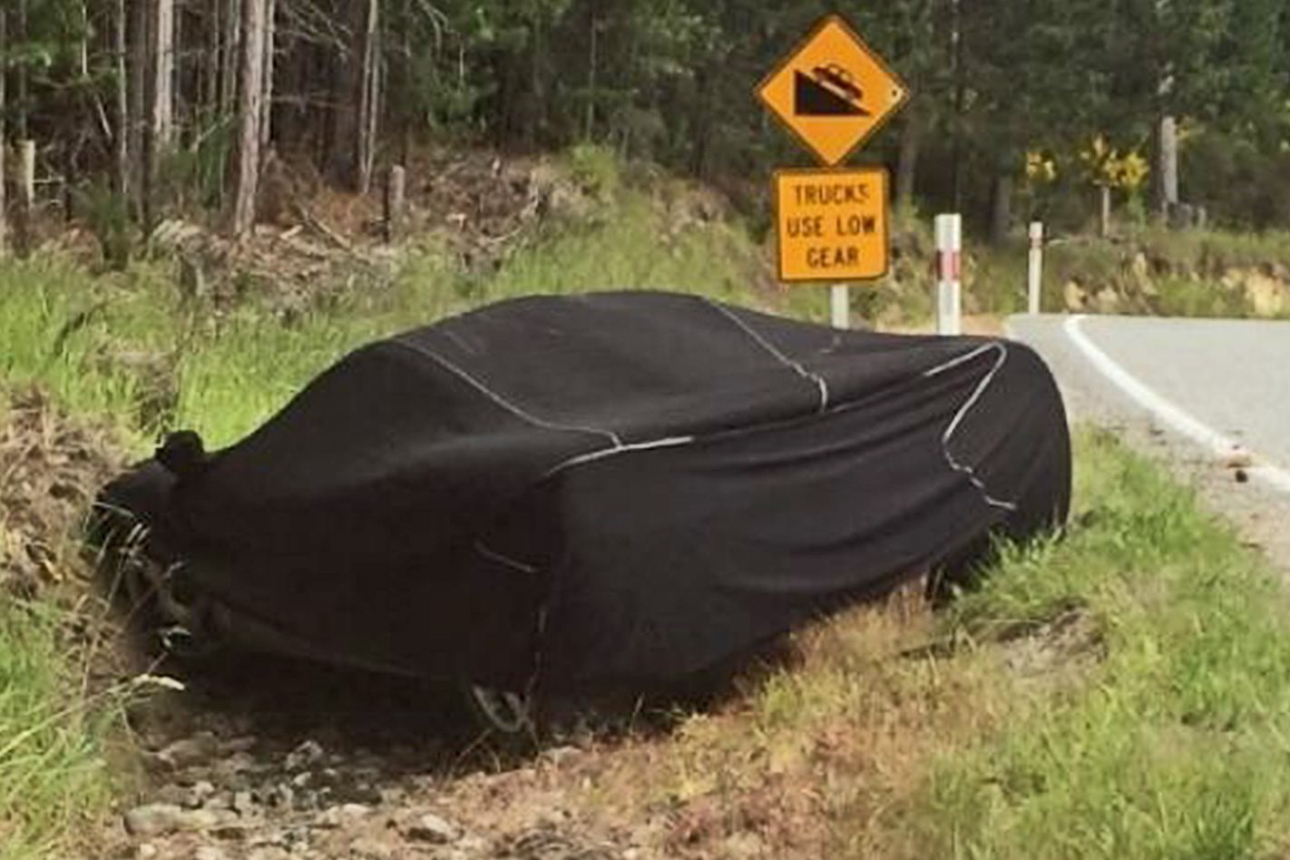 McLaren F1 supercar crash