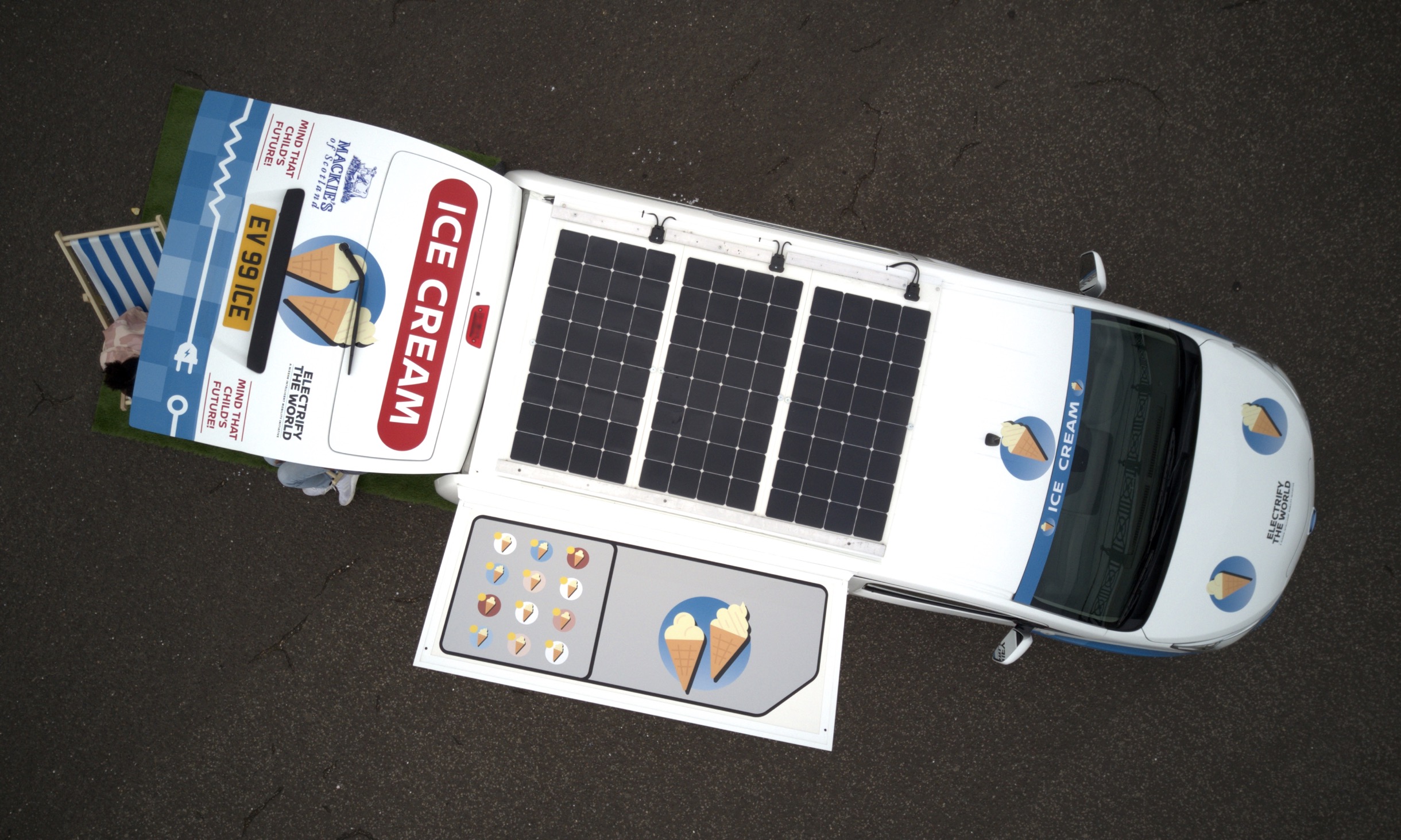 Nissan EV ice Cream Van