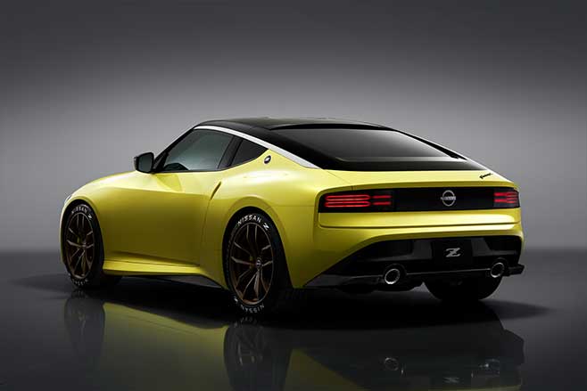 Nissan 400Z prototype taillights are inspired by those of the Z32 300ZX.