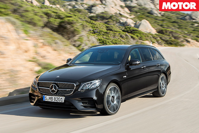 2016 Mercedes-AMG E43 front driving estate