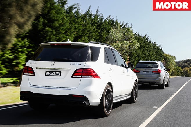 BMW X5 M VS Mercedes-AMG GLE 63 S rear