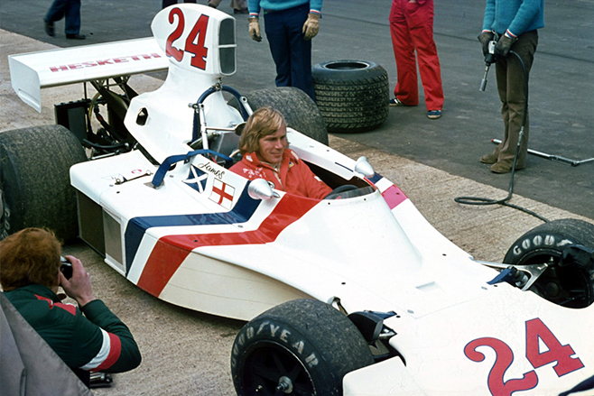 James Hunt in Hesketh 308B