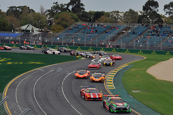 Australian GT cars driving