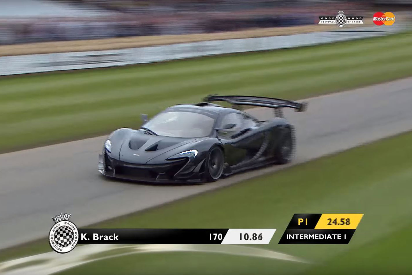 McLaren P1 LM Goodwood record main