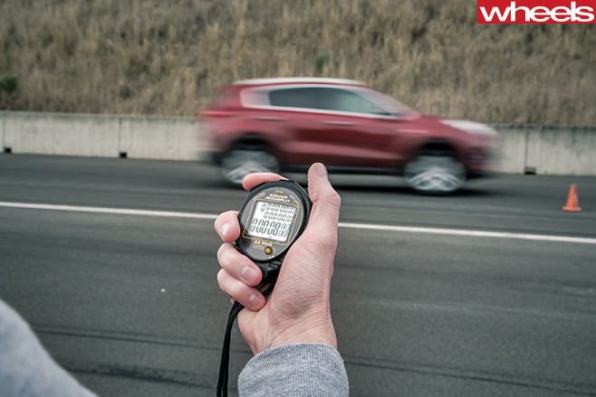 Timing -car -on -track