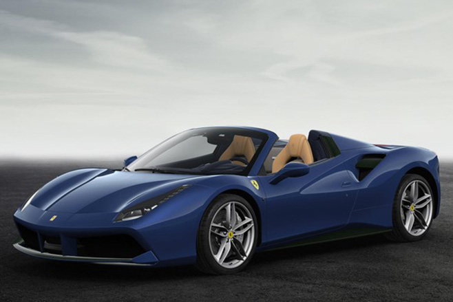 Ferrari 488 Spider retro livery 3