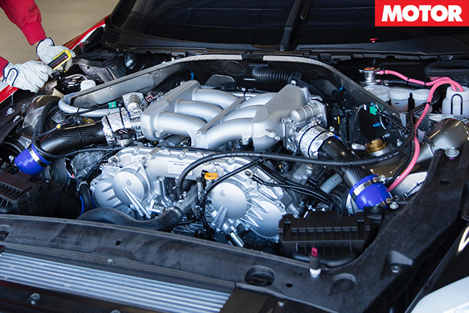 Nismo gt3 turbines and front radiator support