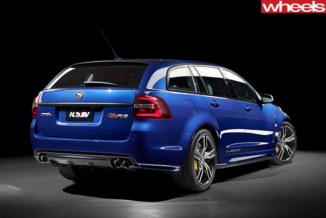 2017-HSV-Clubsport -R8-Tourer -rear -side