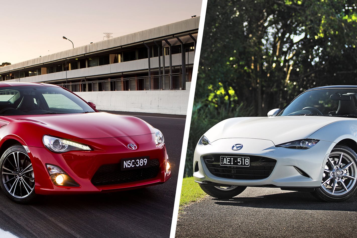 2016 Toyota 86 vs Mazda MX-5