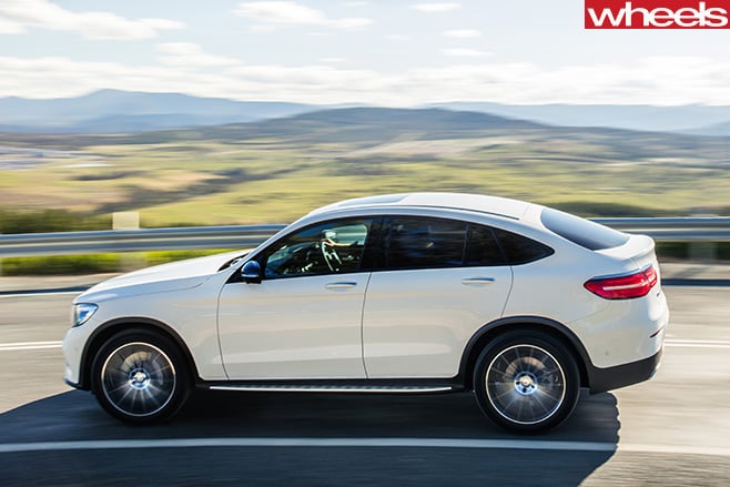 2017 Mercedes-Benz GLC driving