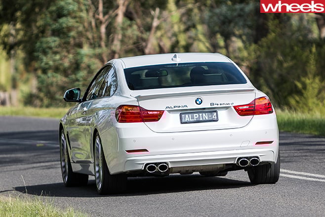 Alpina -B4-rear -driving
