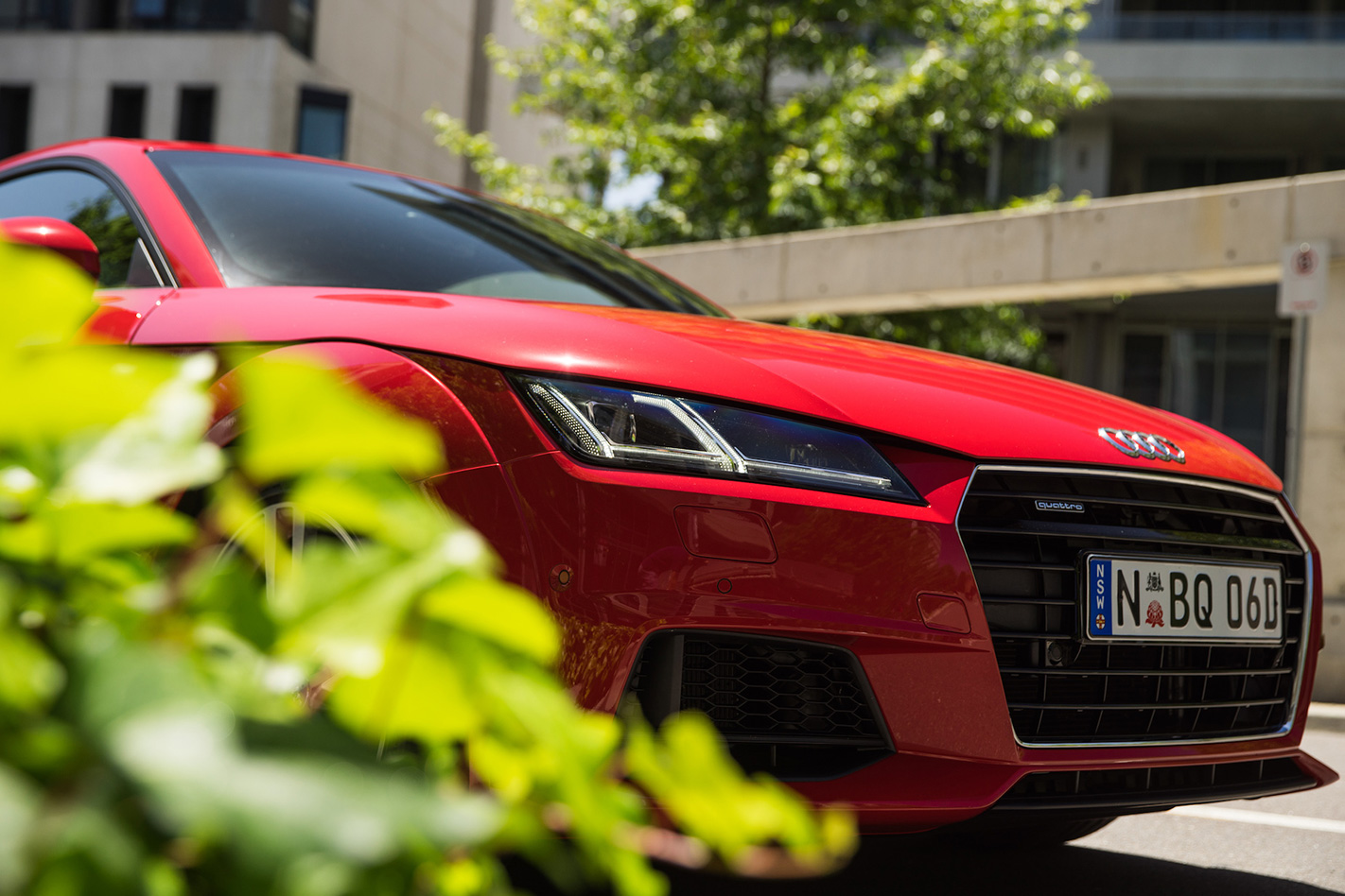 Hybrid Audi R8 front