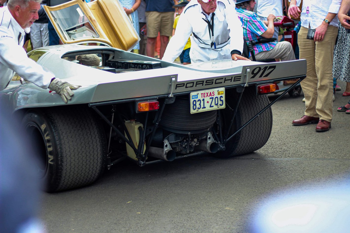 Goodwood Porsche 917 rear