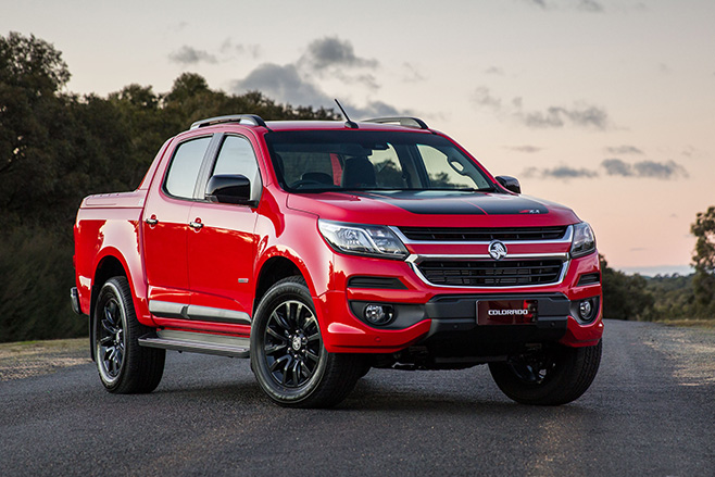 Holden Colorado front side