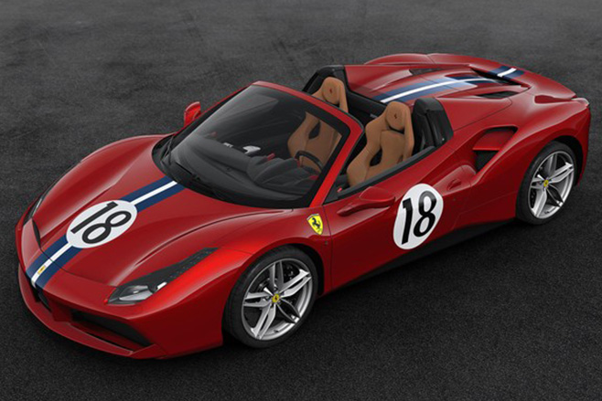 Ferrari 488 Spider retro livery 20