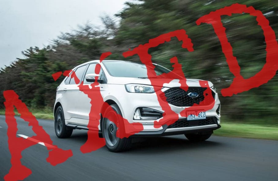 Ford Endura 2020 axed