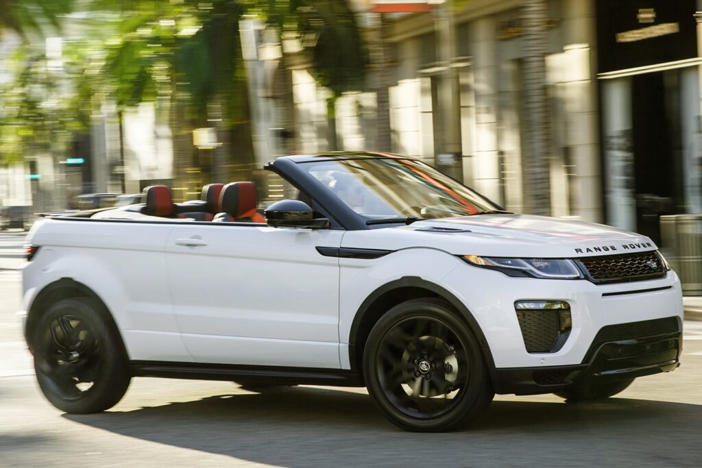 2016 Range Rover Evoque Convertible revealed at LA Motor Show
