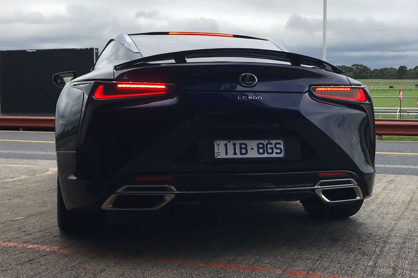 2018 Lexus LC 500 rear