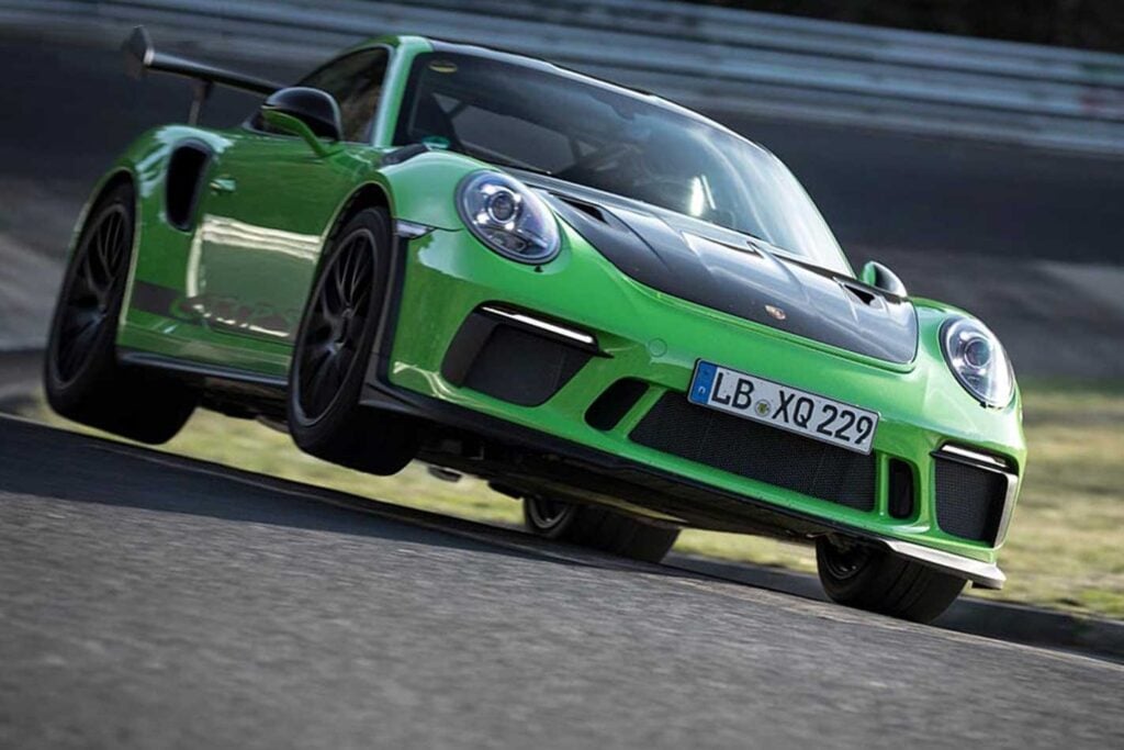 2018 Porsche 911 GT3 RS laps Nurburgring