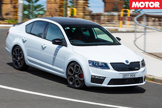 2017 Skoda Octavia RS230 driving